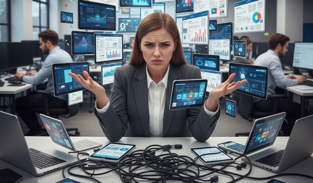 La paralisi da eccesso di app: come l’iper-complessità digitale blocca la tua efficienza (e il business)